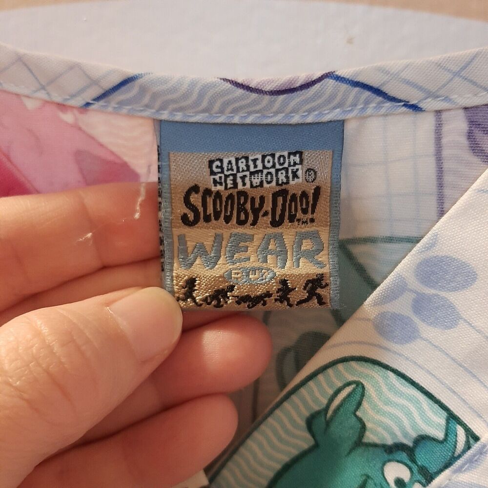 Sz S Vtg 1990s Y2k Cartoon Netork Scooby Doo Wear… - image 5